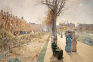 The Public Garden Boston Common c1885 - Childe Hassam reproduction oil painting