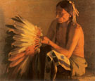 Old War Bonnet 1916 - Joseph Henry Sharp