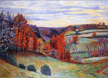 Barnyard Crozant 1895 - Armand Guillaumin reproduction oil painting