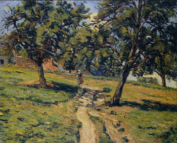 Chemin a Damiette - Armand Guillaumin reproduction oil painting