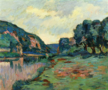 Echo Rock A - Armand Guillaumin reproduction oil painting