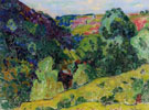 La Creuse Landscape - Armand Guillaumin reproduction oil painting