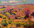 La Creuse Landscape Spring - Armand Guillaumin reproduction oil painting