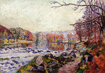 Landscape near the Creuse - Armand Guillaumin reproduction oil painting