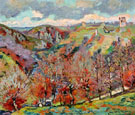 Landschaft Mit Ruinen - Armand Guillaumin reproduction oil painting