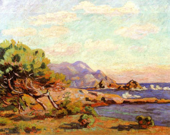 La Pointe du Lou Gaou - Armand Guillaumin reproduction oil painting