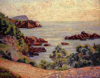 Midday Landscape 1905 - Armand Guillaumin reproduction oil painting