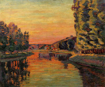 Moret July 1902 - Armand Guillaumin reproduction oil painting