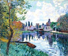 Moret Sur Loing - Armand Guillaumin reproduction oil painting