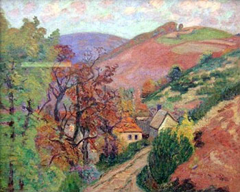 Mountain Landscape 1895 - Armand Guillaumin reproduction oil painting