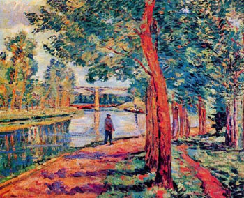 Near Moret - Armand Guillaumin reproduction oil painting