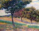 Orchard at the Edge of the Woods in Saint Cheron - Armand Guillaumin reproduction oil painting