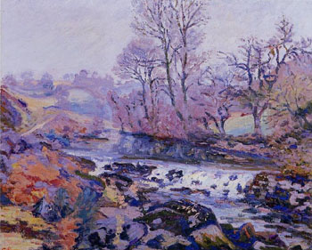 Pont Charraut Matin - Armand Guillaumin reproduction oil painting