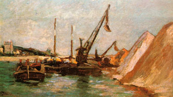 Quai de Bercy c1880 - Armand Guillaumin reproduction oil painting