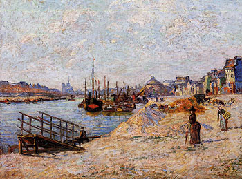 Quai de Bercy c1881 - Armand Guillaumin reproduction oil painting