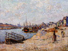 Quai de Bercy c1881 - Armand Guillaumin reproduction oil painting