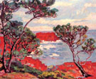 Red Rocks - Armand Guillaumin reproduction oil painting