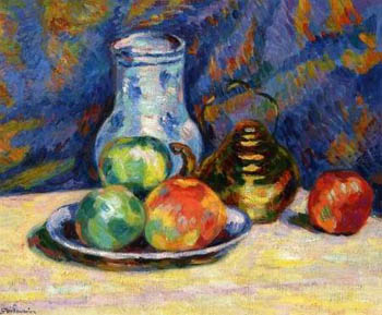 Still Life with Apples - Armand Guillaumin reproduction oil painting