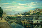 The Bridge of Louis Philippe 1875 - Armand Guillaumin reproduction oil painting