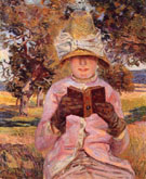 The Future Madame Guilaumin Reading 1882 - Armand Guillaumin