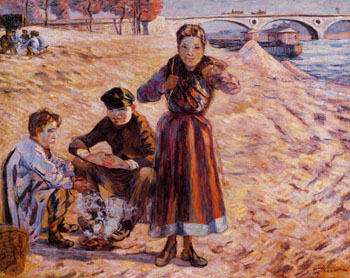 The Little Thieves 1885 - Armand Guillaumin reproduction oil painting