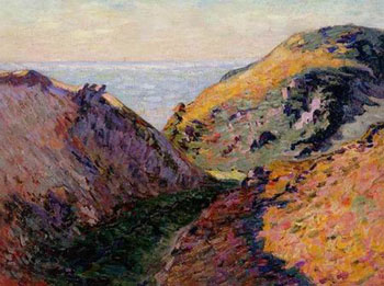 The Lude Valley at Carolles - Armand Guillaumin reproduction oil painting