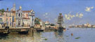 A Memory of Venice - Antonio Maria De Reyna Manescau reproduction oil painting