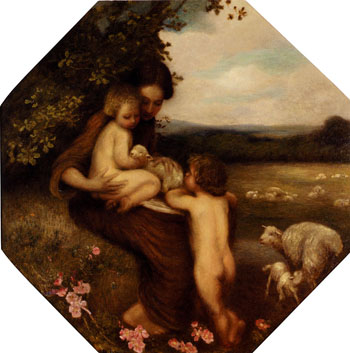 Motherhood - Edward Stott reproduction oil painting