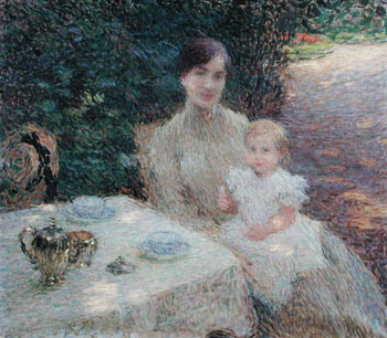 In the Garden 1904 - Ernest Joseph Laurent reproduction oil painting