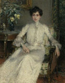 Portrait of Madame Bing - Ernest Joseph Laurent reproduction oil painting