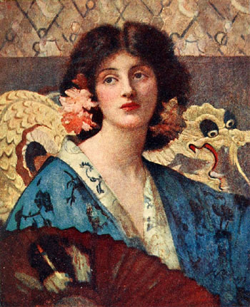 Azaleas 1891 - Henrietta Rae reproduction oil painting