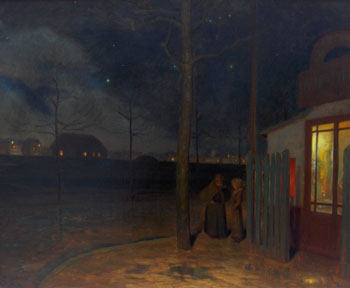 In the Night - Henry Bouvet reproduction oil painting