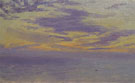 Seascape at Sunset c1900 - Henry Bouvet