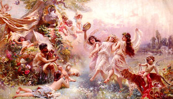 Bacchanale - Paul Jean Gervais reproduction oil painting