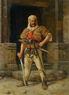 A Serbian Warriors - Paul Joanovitch reproduction oil painting