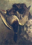 Griffon Retrieving a Mallard 1914 - Percival Leonard Rosseau reproduction oil painting