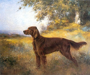 The Irish Setter Red Helmit 1922 - Percival Leonard Rosseau reproduction oil painting