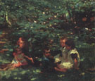 In the Garden Castlewood Avenue 1901 - Walter Frederick Osborne reproduction oil painting