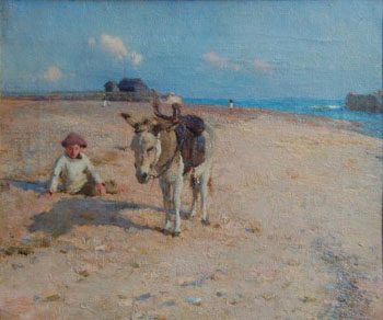 On Suffolk Sands - Walter Frederick Osborne reproduction oil painting