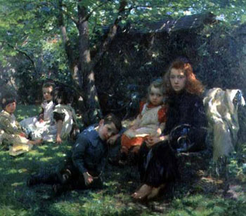 Summertime - Walter Frederick Osborne reproduction oil painting