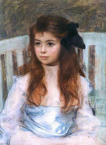 Corka Jadzia 1908 - Teodor Axentowicz reproduction oil painting