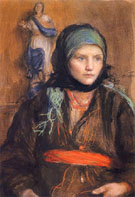 Portret Dziewczynki 1900 - Teodor Axentowicz