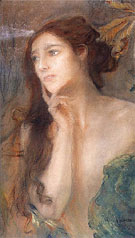 Portret Kobiety D 1907 - Teodor Axentowicz