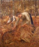 Gatering Bracken - Henry Herbert La Thangue reproduction oil painting