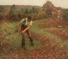 Mowing Bracken - Henry Herbert La Thangue reproduction oil painting