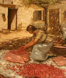 Packing Cherries in Provence France - Henry Herbert La Thangue