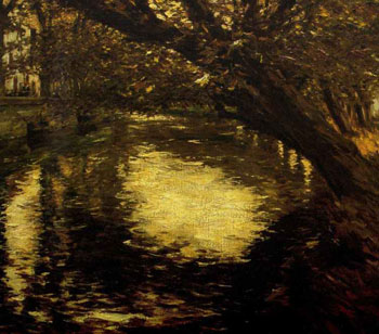 The Trout Stream Provence - Henry Herbert La Thangue reproduction oil painting