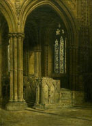 LIncoln Cathedral - William Logsdail reproduction oil painting