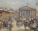 The Bank and the Royal Exchange A 1887 - William Logsdail