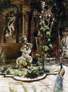 The Garden of the Palazzo Malipiero 1882 - William Logsdail